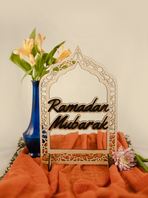 Ramadan Mubarak Arch Sign