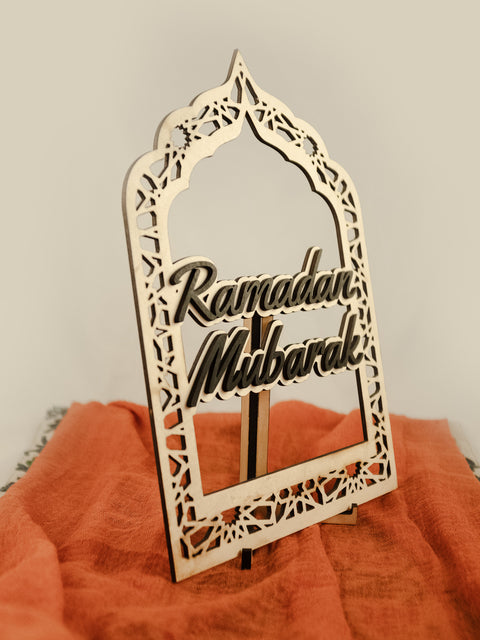 Ramadan Mubarak Arch Sign