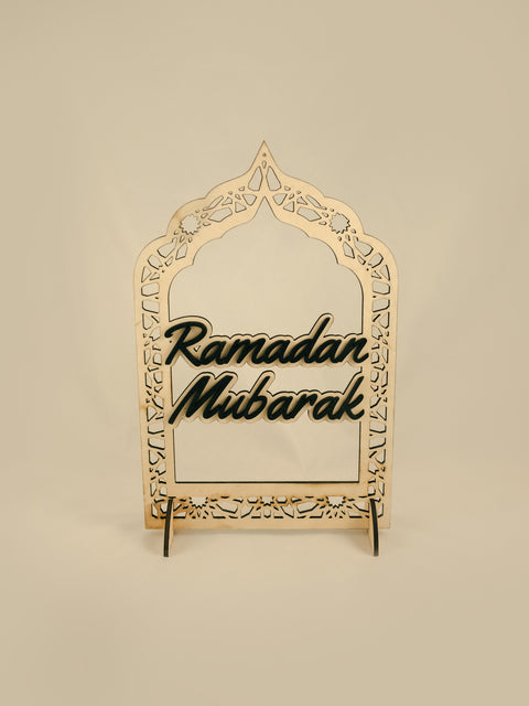 Ramadan Mubarak Arch Sign