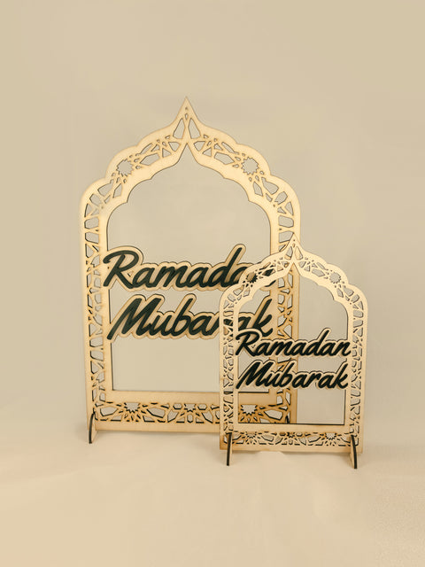 Ramadan Mubarak Arch Sign