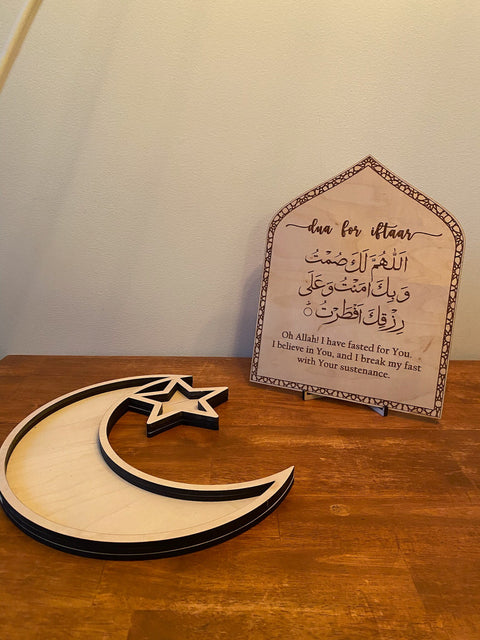 Star And Moon Tray